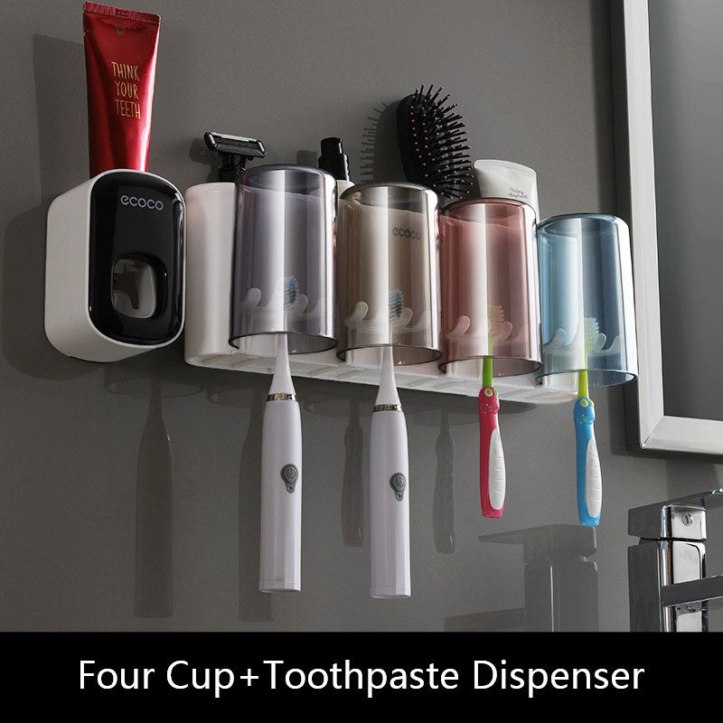 Universal Bathroom Organizer Multifunctional Toothbrush Holder