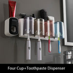 Universal Bathroom Organizer Multifunctional Toothbrush Holder