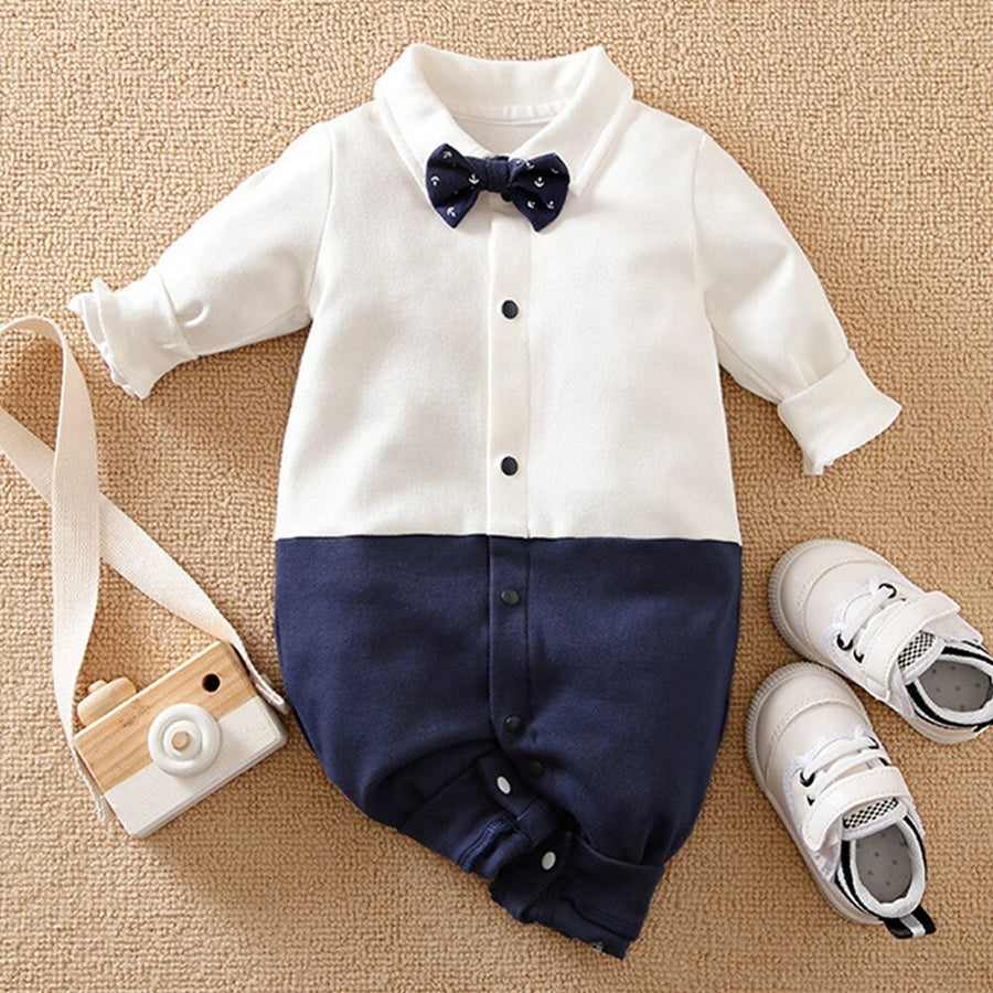 Newborn Baby Gentleman Jumpsuit - Image 4