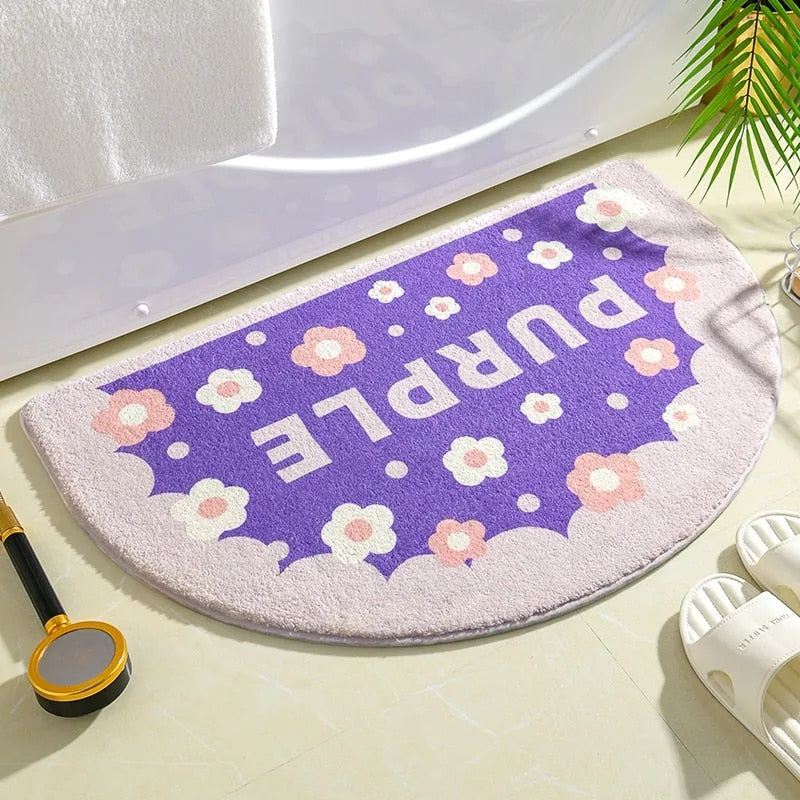 Floral Non-Slip Kawaii Doormats - Image 10
