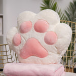 Fluffy Bear Paw Hand Warmer Pillow