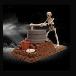 Grinding Scary Skeleton Coin Box