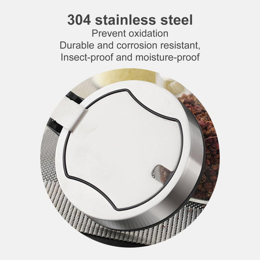 Moisture Proof Elegant Glass Seasoning Storage Jar - Image 7
