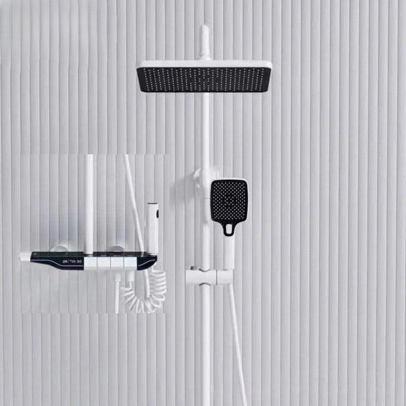Full Copper Digital Display Piano Key Shower Set - Image 9