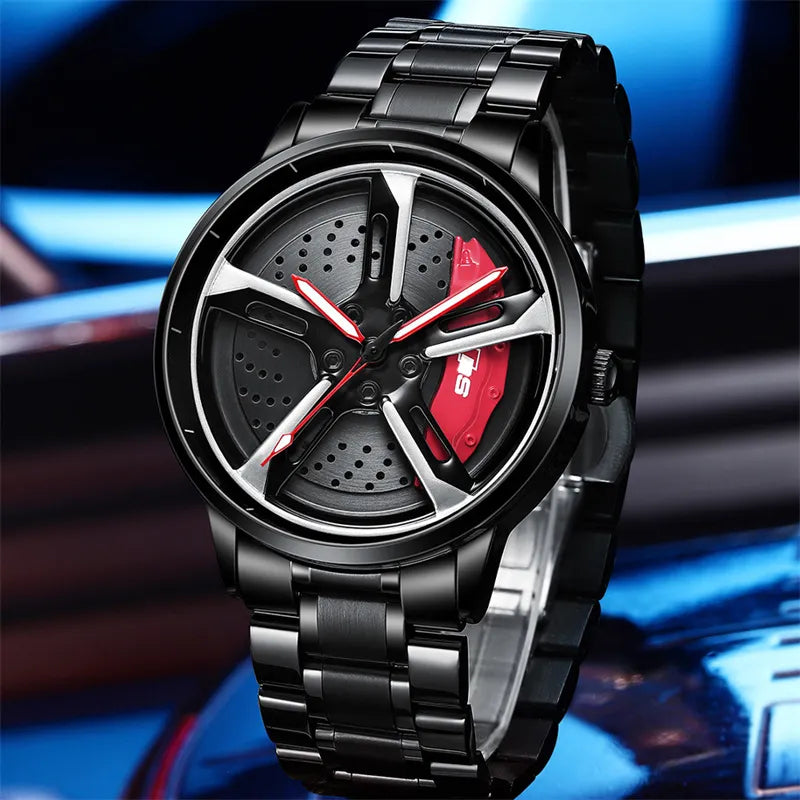 Speedster Chrono Quartz Spinning Wheel Men Watch - Image 0