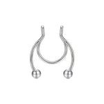 Stainless Steel Magnetic Fake Nose Piercing