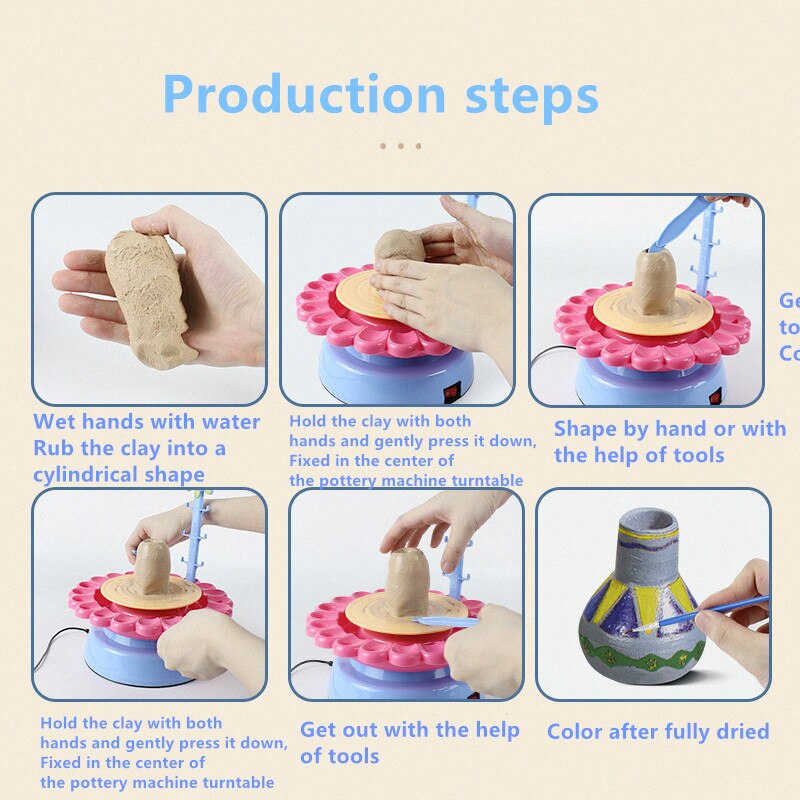 Kids Mini Electric Pottery Machine - Image 3