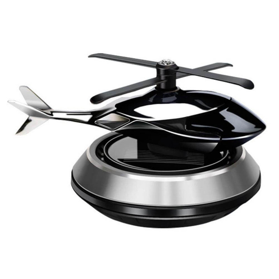 Solar Powered Rotating Helicopter Car Air Freshener - Image 12