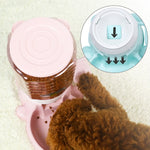 Interactive Push Type Pet Feeder