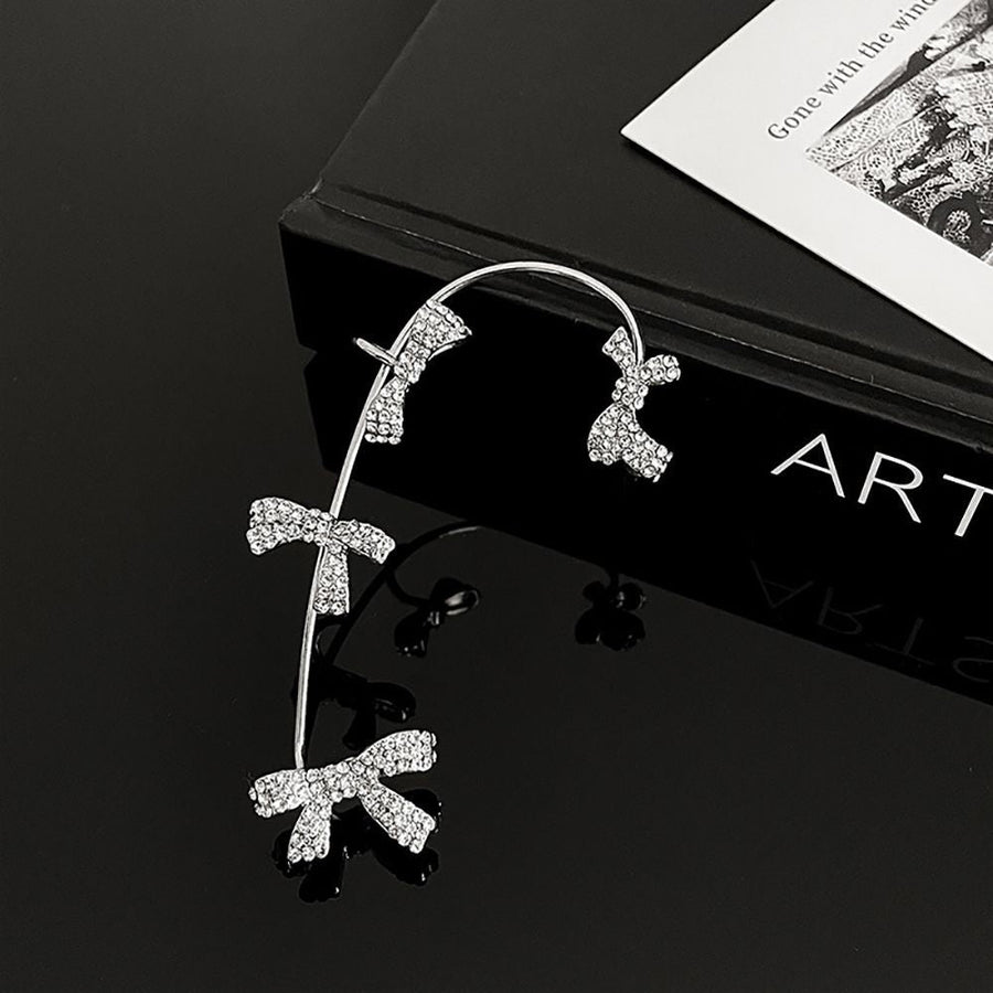 Bow Ear Clip Earrings - Image 3
