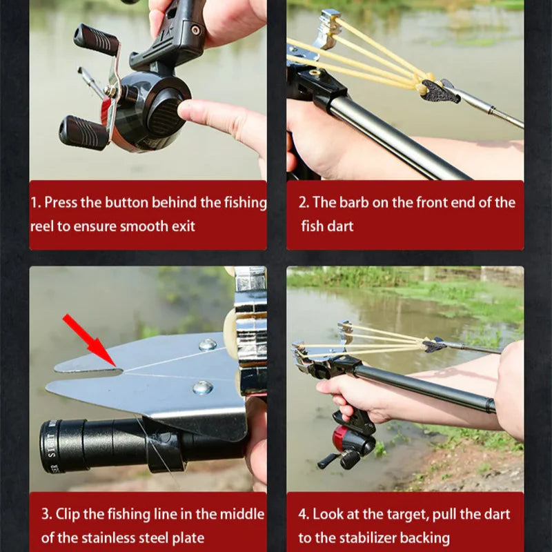 Long-Range Telescopic Fishing Laser Slingshot - Image 3