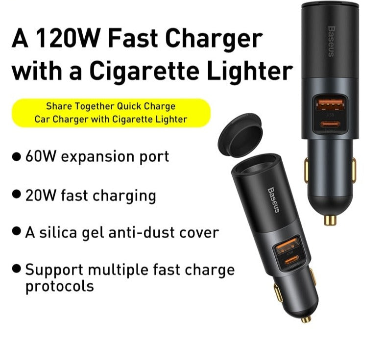 Multi-Port Smart Chip Car Fast Charger - Image 3