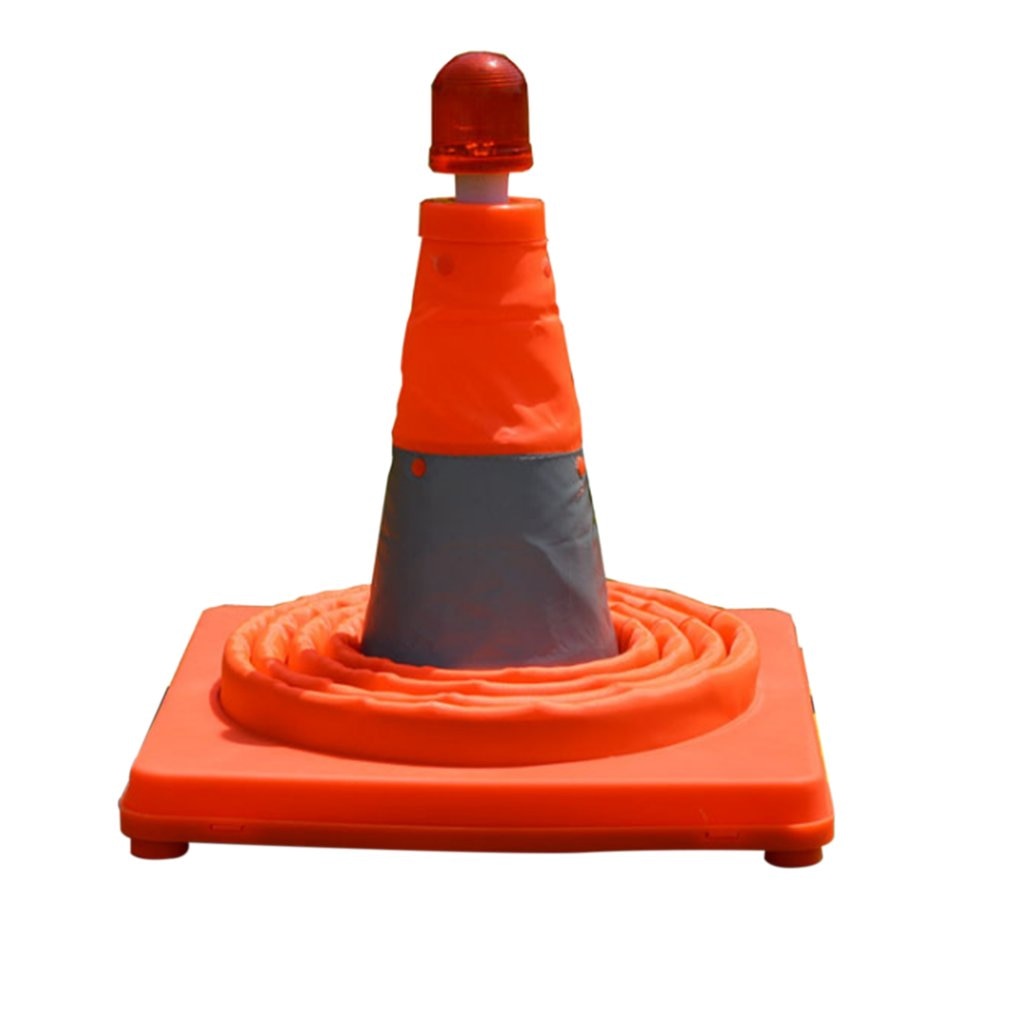 Foldable Reflective Traffic Cone Warning Light