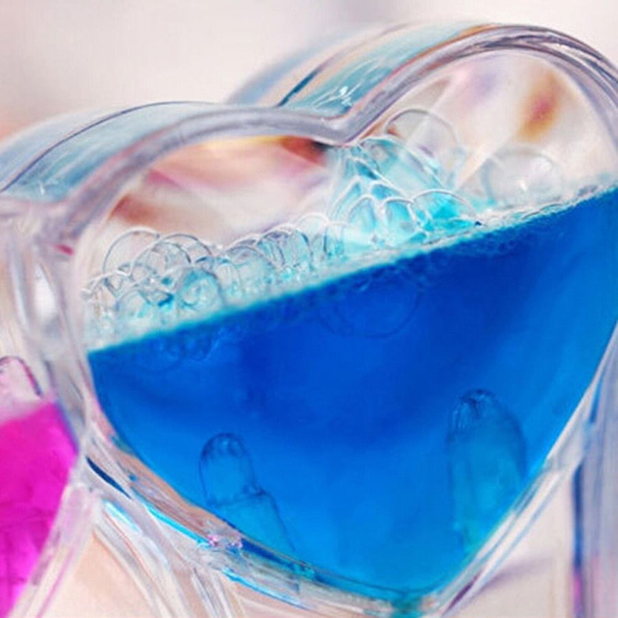 Double Floating Hearts Hourglass - Image 11