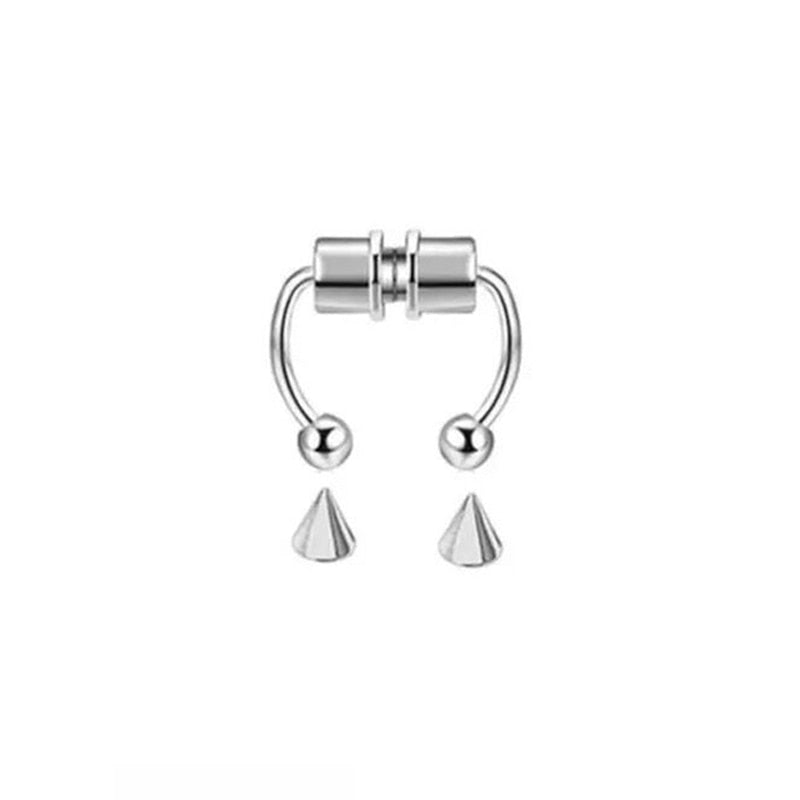 Stainless Steel Magnetic Fake Nose Piercing - Image 3