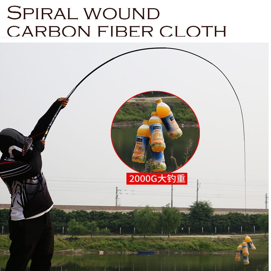 Ultra-Light Telescopic Carbon Fiber Fishing Rod - Image 4
