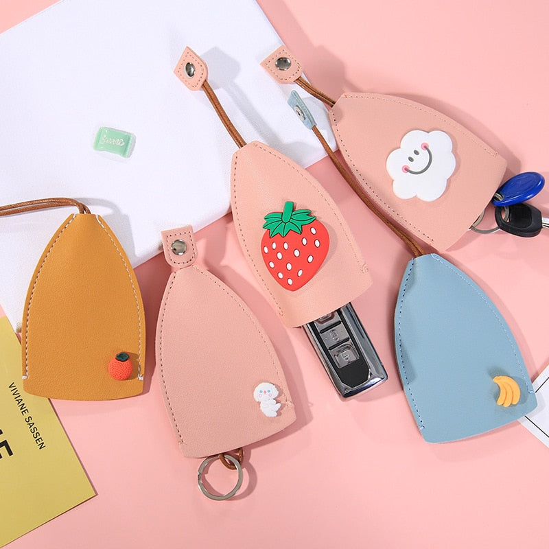 Cute Fruits Leather Key Holder - Image 0