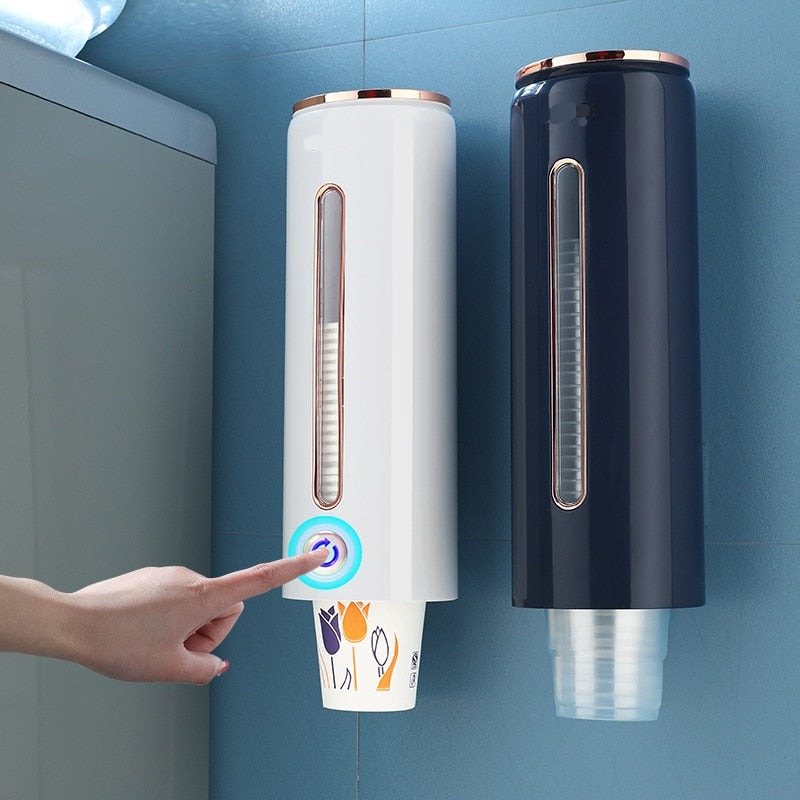 Self-Adhesive Disposable Paper Cup Dispenser - Image 0
