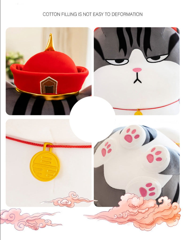 Moody Cat Soft Cuddly Plush Pillow - Image 3