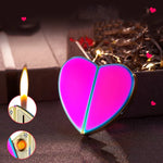 Heart-Shaped Love Spark Butane Flame Lighter