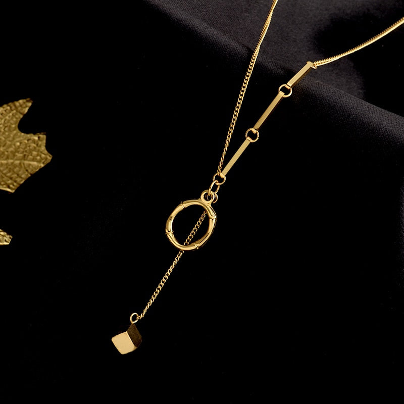 Charming Initials Letter Necklace - Image 22