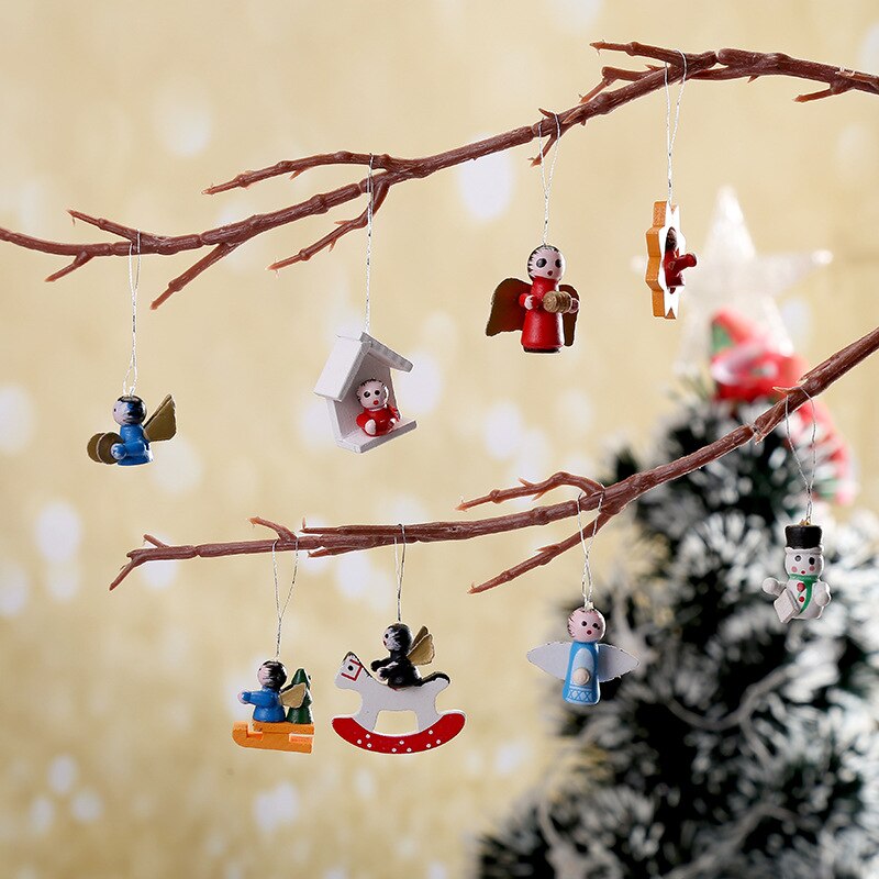 48pcs Santa's Runners Wooden Decoration Set - Image 6