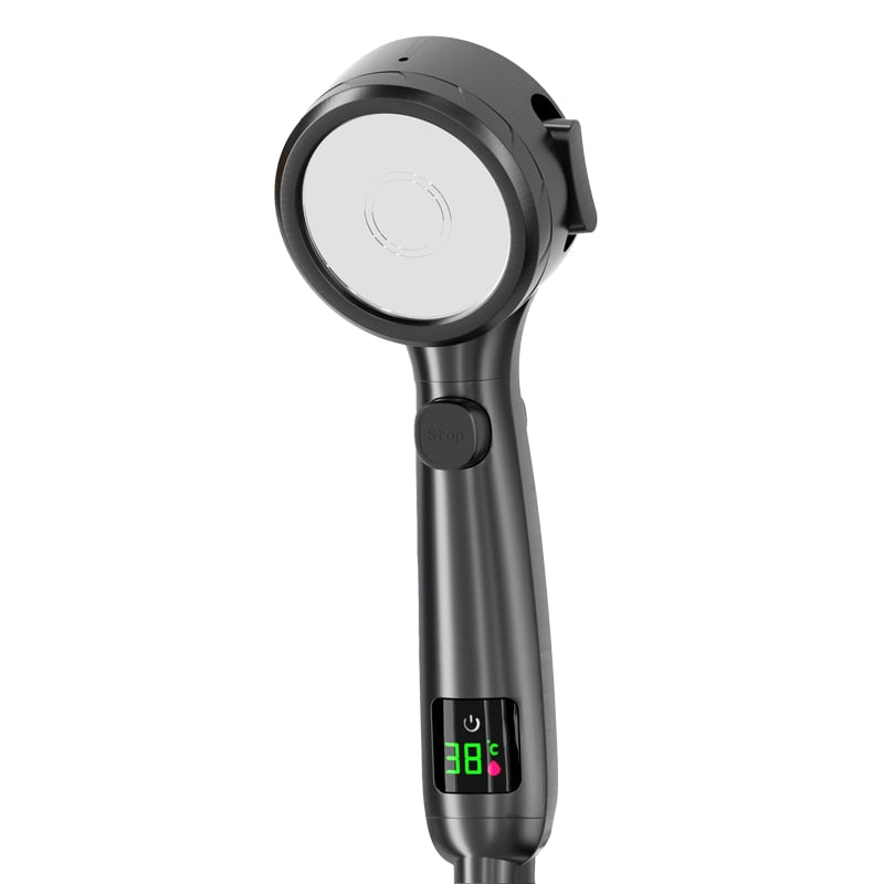 Temperature Display High Pressure Shower Head - Image 6