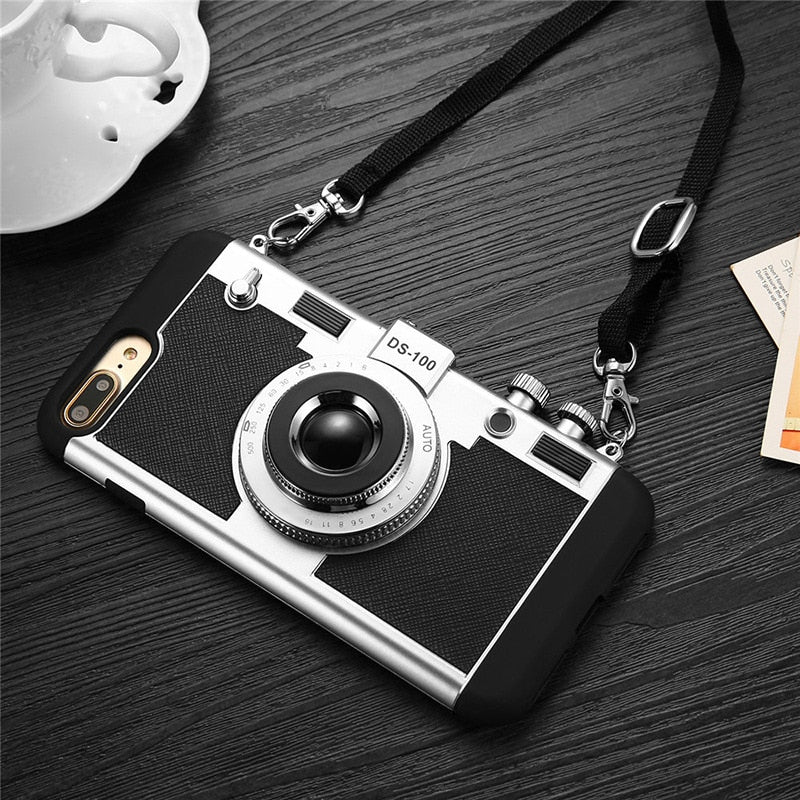 3D Retro Camera Phone Case