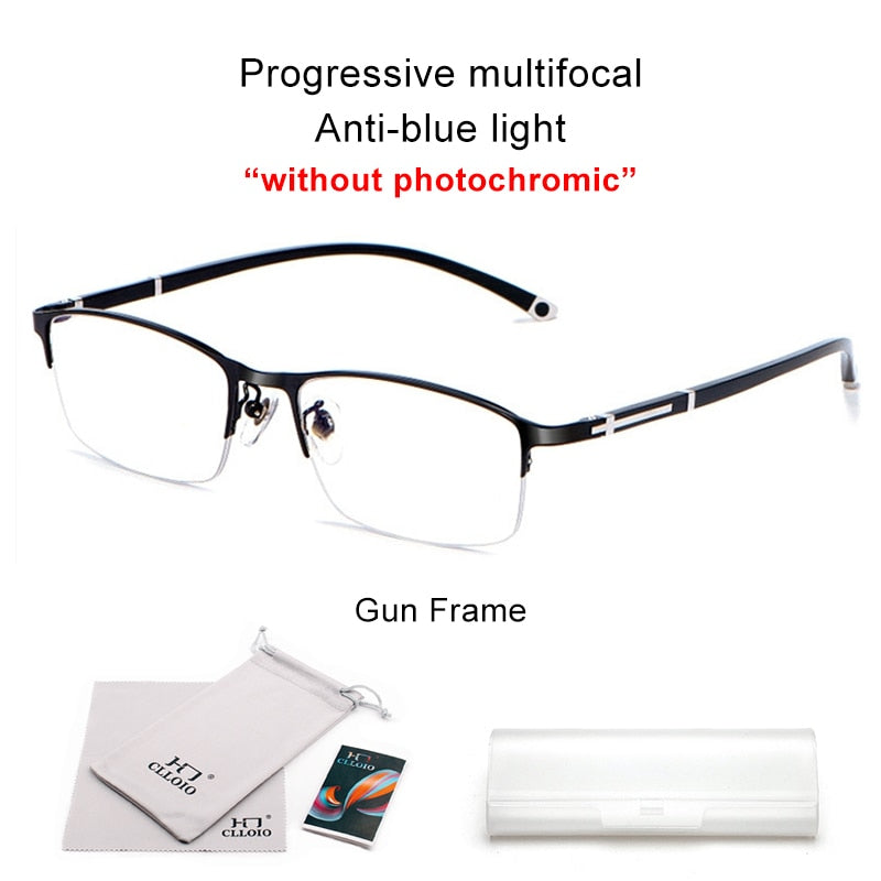 Progressive Multifocal Anti-Blue Light Glasses