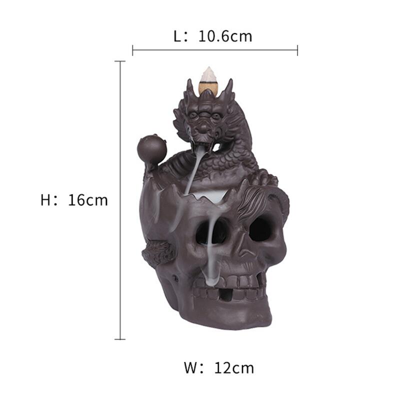 Dragon Skull LED Incense Burner - Image 5