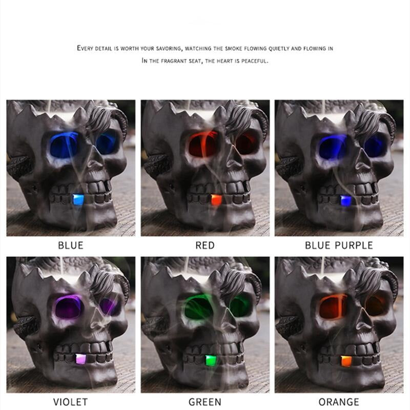 Dragon Skull LED Incense Burner - Image 4