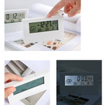 Transparent Crystal Vision Multifunctional Desktop Clock