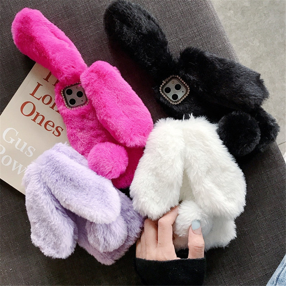 Fluffy Bunny Soft and Stylish iPhone Case