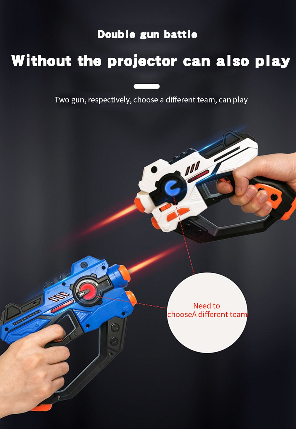 Laser Tag Battle Projector Toy Gun