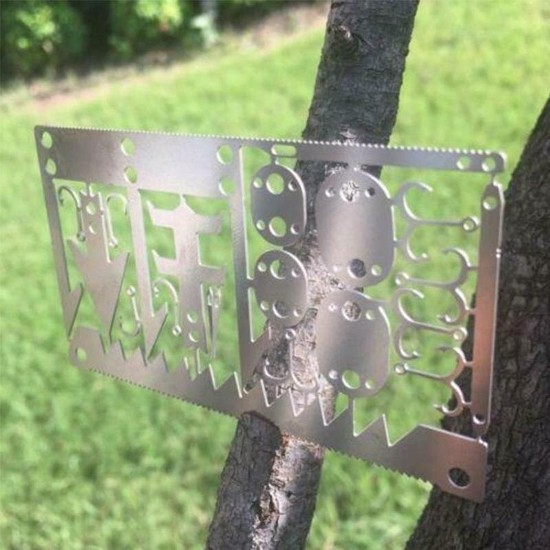 22in1 Stainless Steel Outdoor Survival Pocket Tool - Image 6