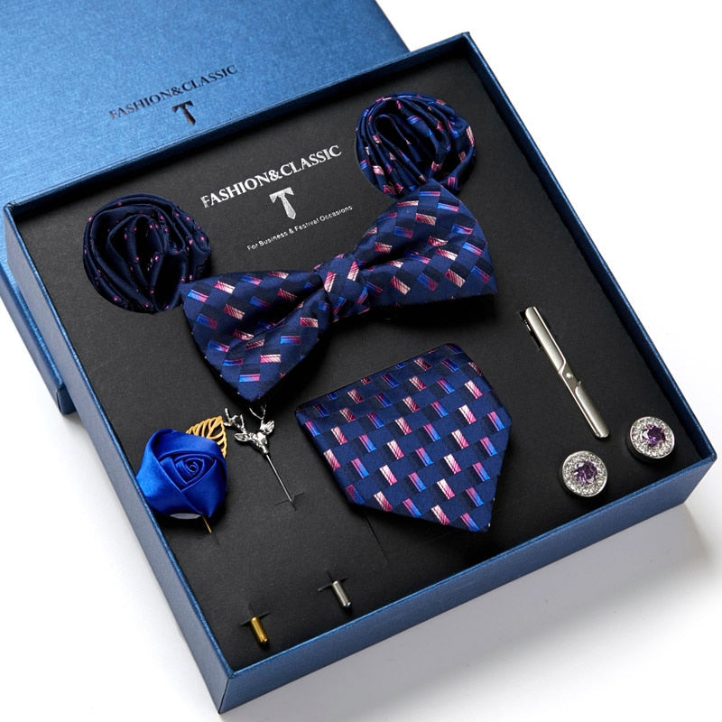 Men Tie Set Luxury Gift Box - Image 3