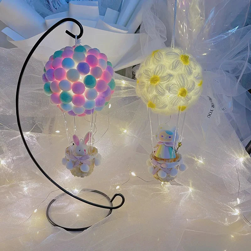 DIY Hot Air Balloon-Shape Flying Animals Night Lamp