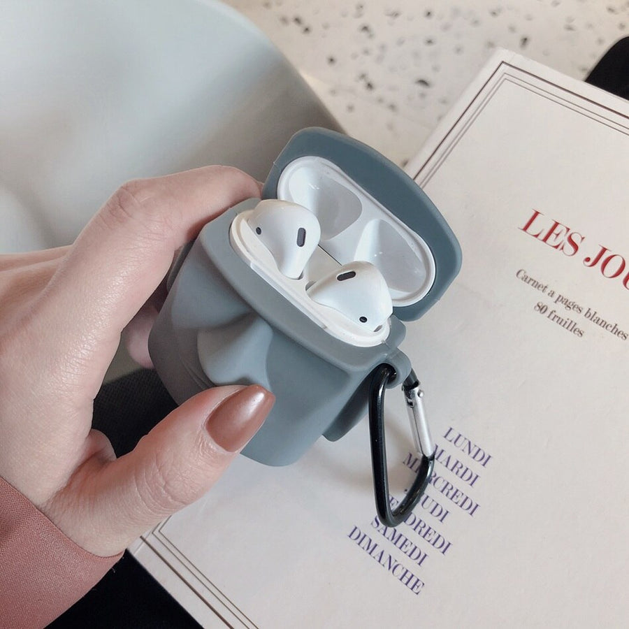 Carved Stone Figure Earphone Case - Image 2