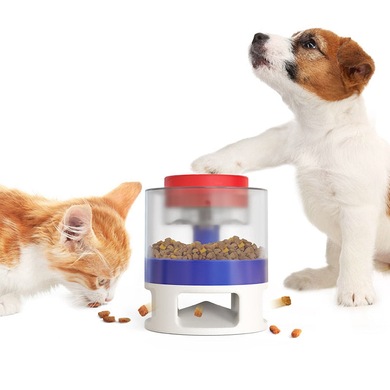 Interactive Pet Press Feeder Toy