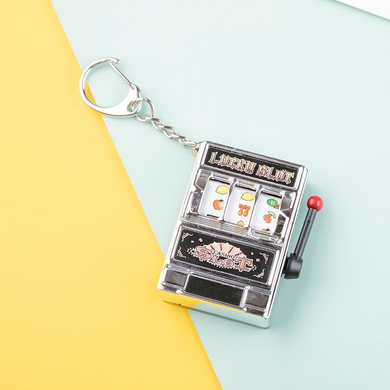 Mini Slot Machine Anti Stress Toy Keychain - Image 3