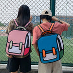 Creative 2D Unisex Cartoon Backpack