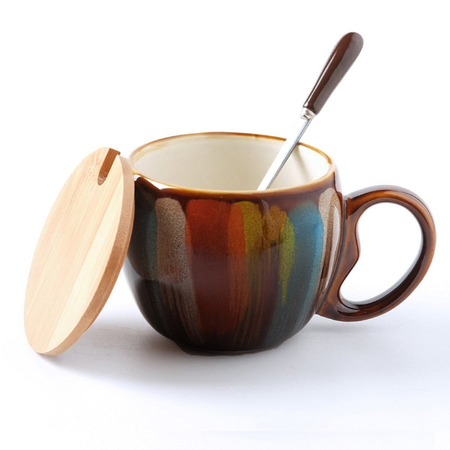 Collectible Colorful Handmade Coffee Mug - Image 8