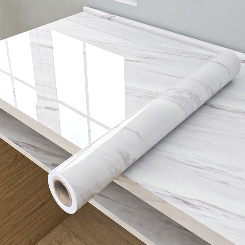 Marble Effect Self-adhesive Waterproof Wallpaper - Image 4