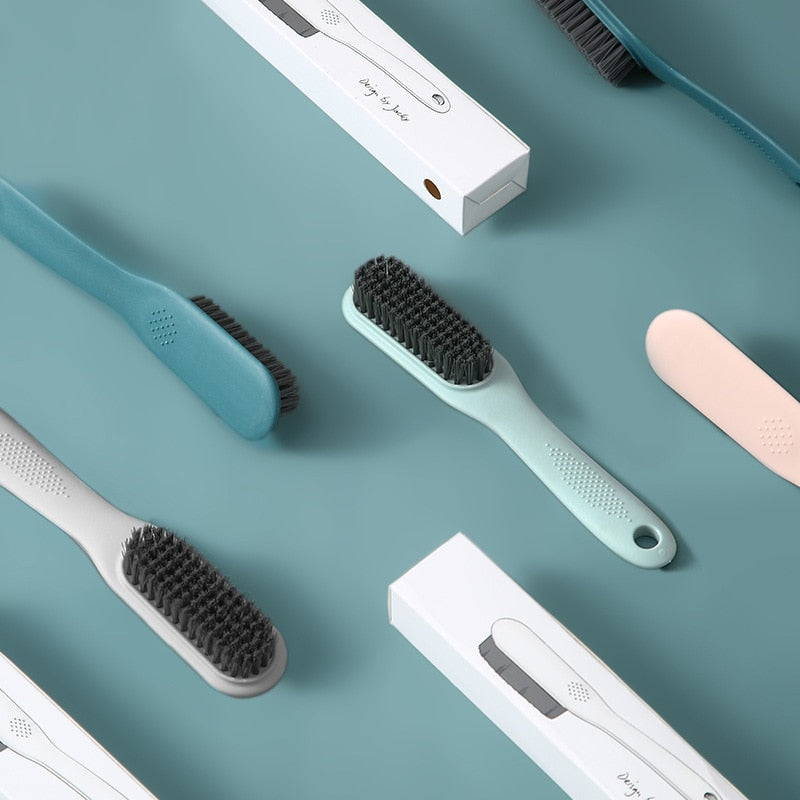 Long Handle Simple Mini Shoe Brush - Image 2