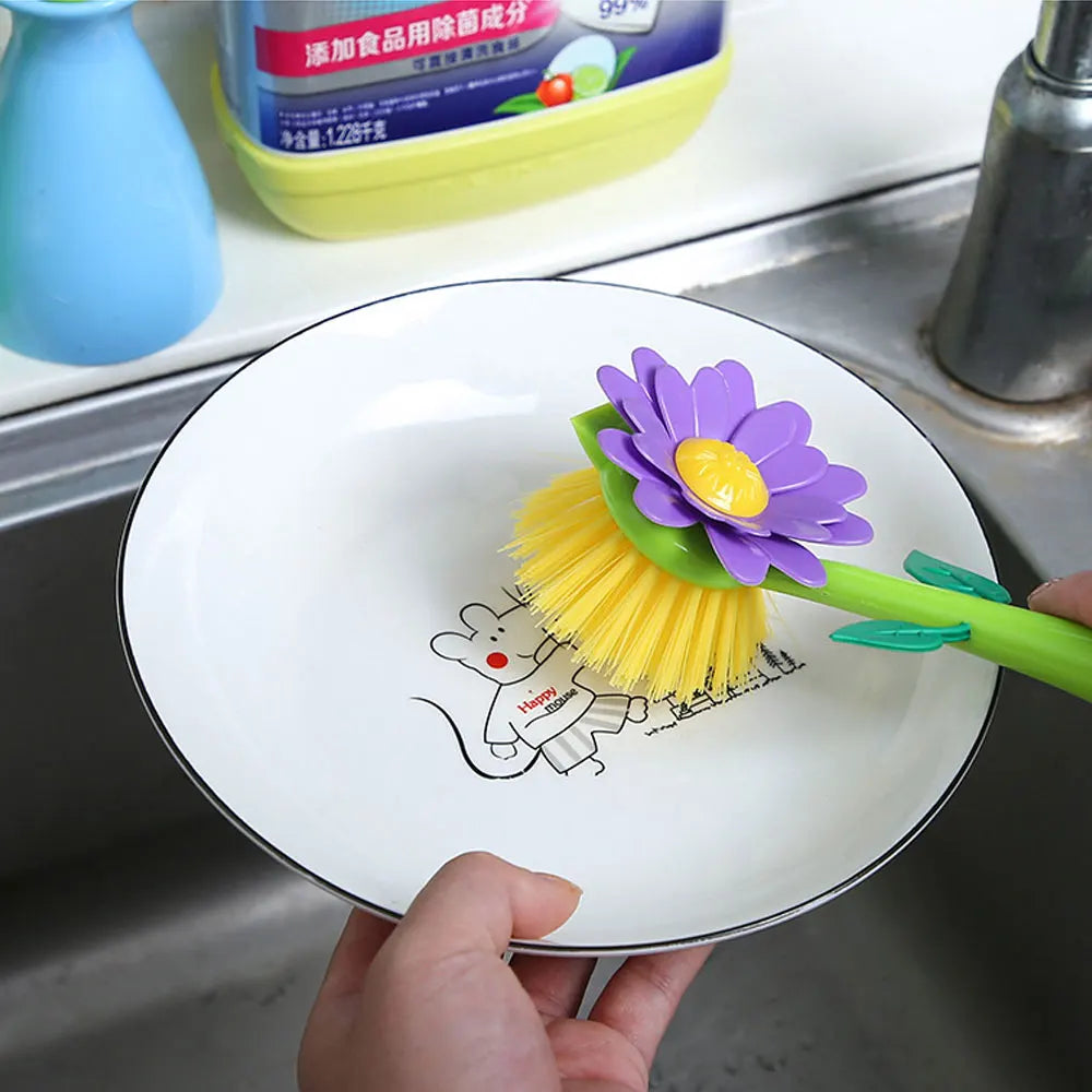 Flower Vase Creative Cleaning Brush