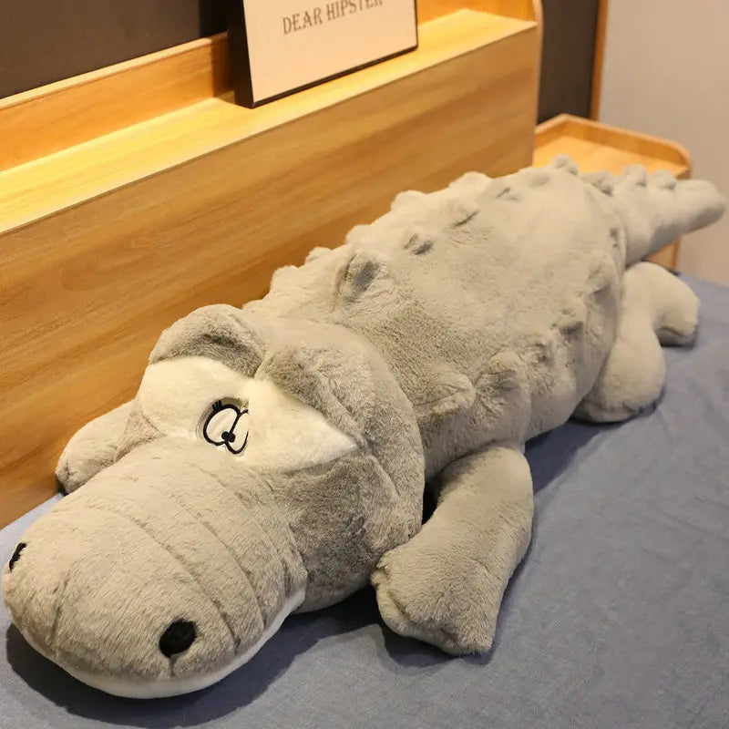 Jumbo Crocodile Stuffed Animal Pillow - Image 7