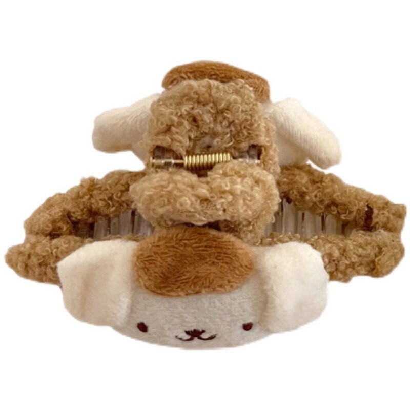 Cartoon Cloud Plush Hair Claw Clips - Image 5