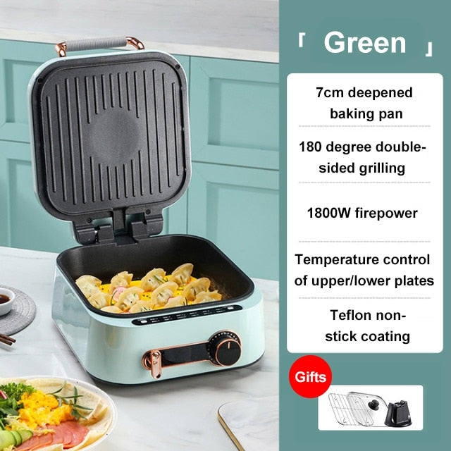 Double-sided Electric Baking Pan Cooker - Image 9