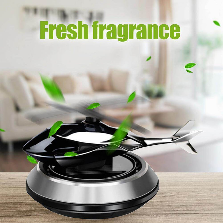Solar Powered Rotating Helicopter Car Air Freshener - Image 8