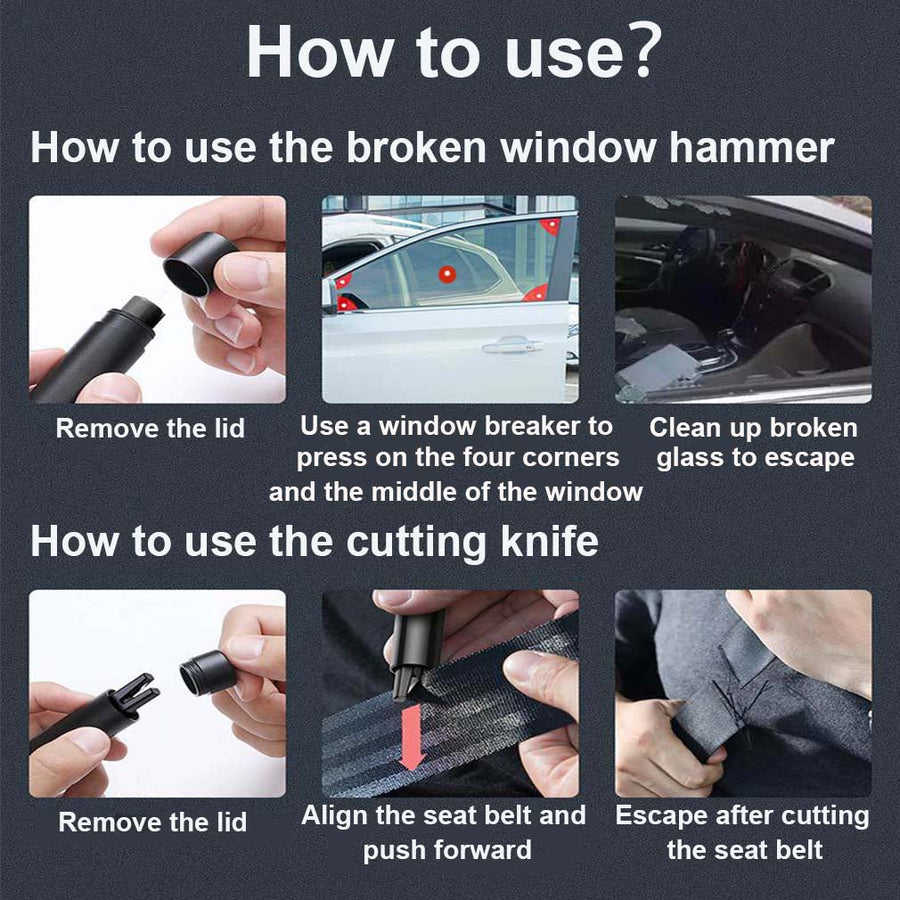 Safety Hammer Emergency Life-Saving Tool - Image 4